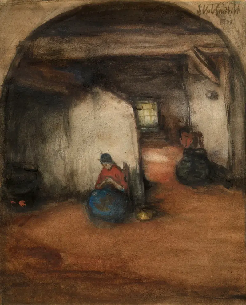 Interiér, 1900, Jakob Smits