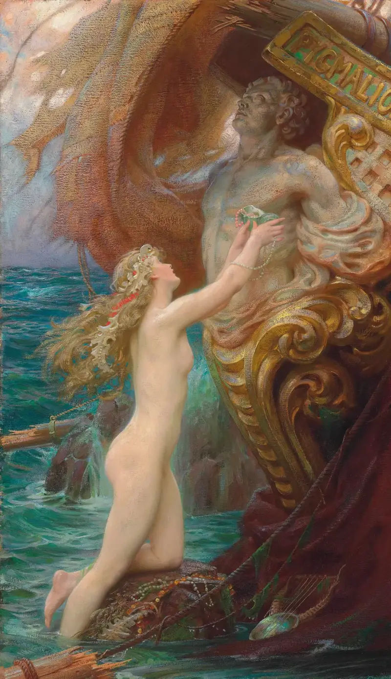 Eine Tiefsee-Idylle von Herbert James Draper