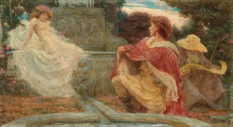 Fontänens ande av Herbert James Draper
