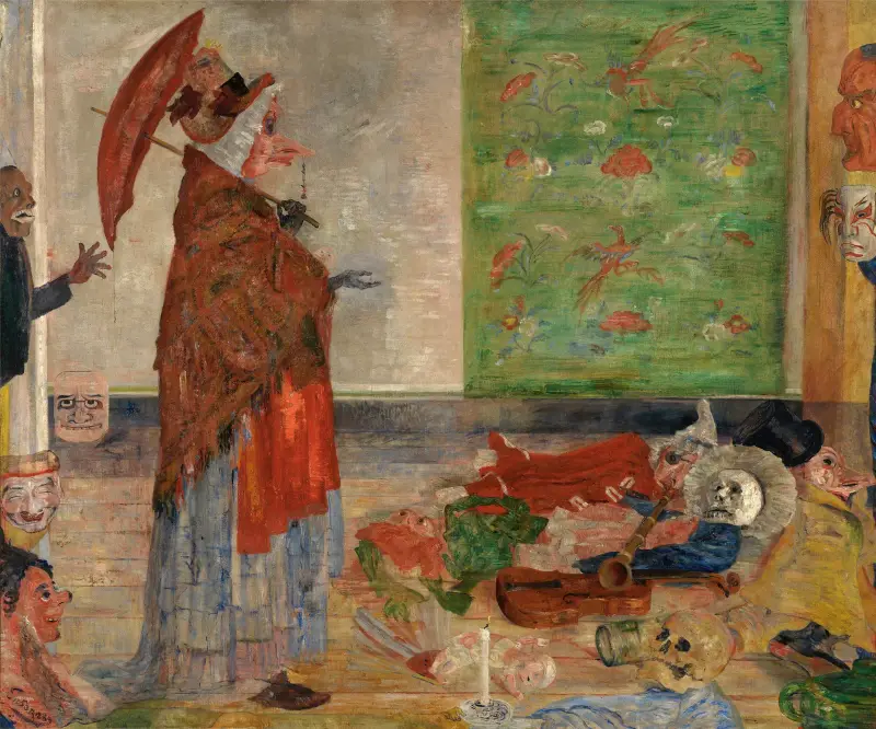 Förvåningen hos masken Wouse av James Ensor