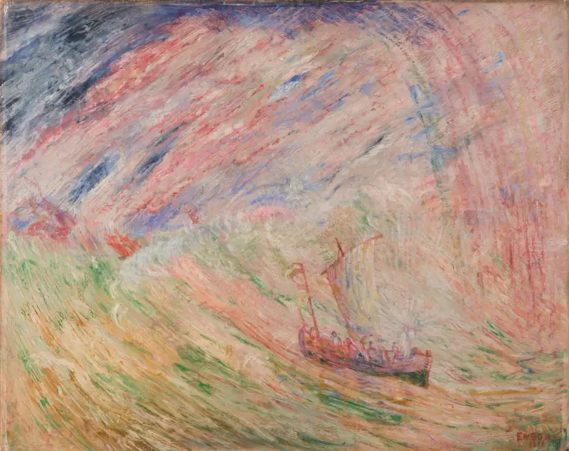 Kristus utstillar vattnet, James Ensor