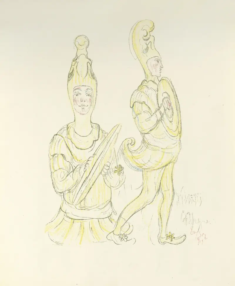 Beckenklöppelspieler von James Ensor