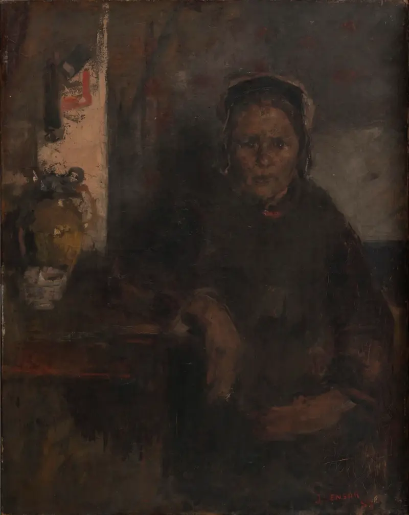 Fischerfrau von James Ensor