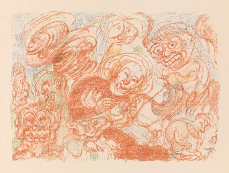 The Holy Family av James Ensor