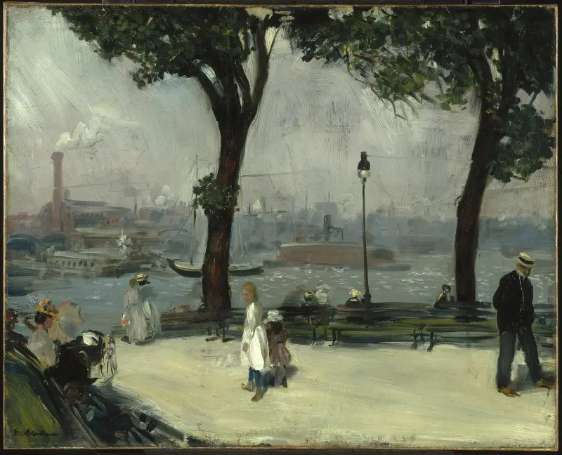 East River Park av William James Glackens