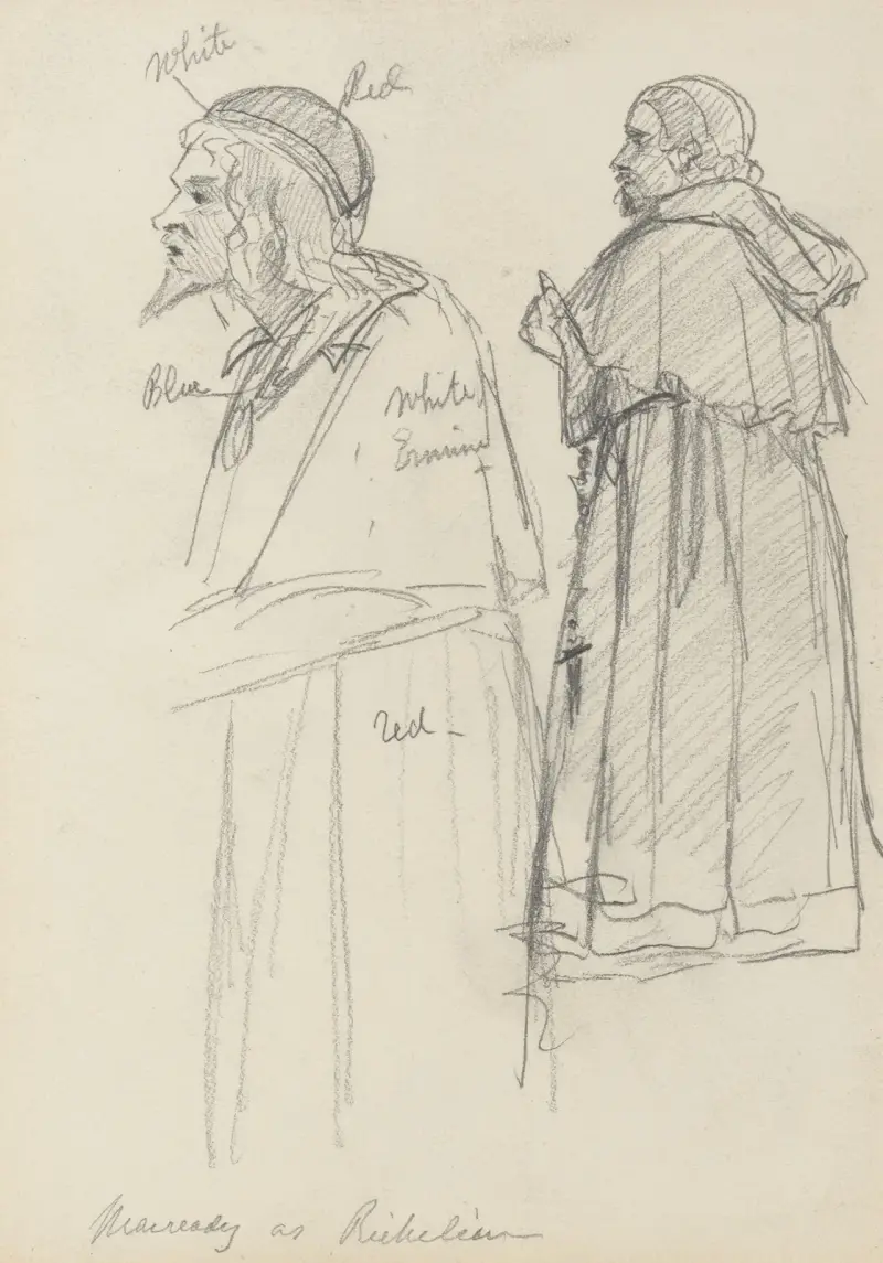 Macready as Richelieu, 1850 – nr 1 av James Sant