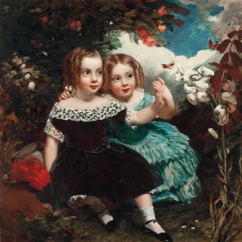 The Young Lepidopterists av James Sant