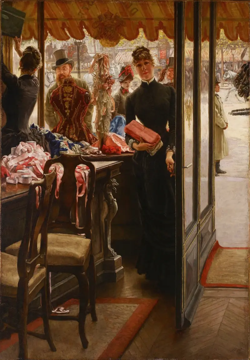 Butiksbiträdet av James Tissot