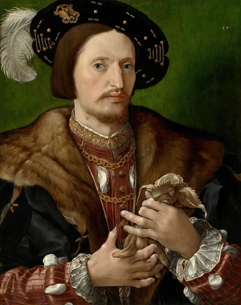 Porträtt av en herre av Jan Gossaert