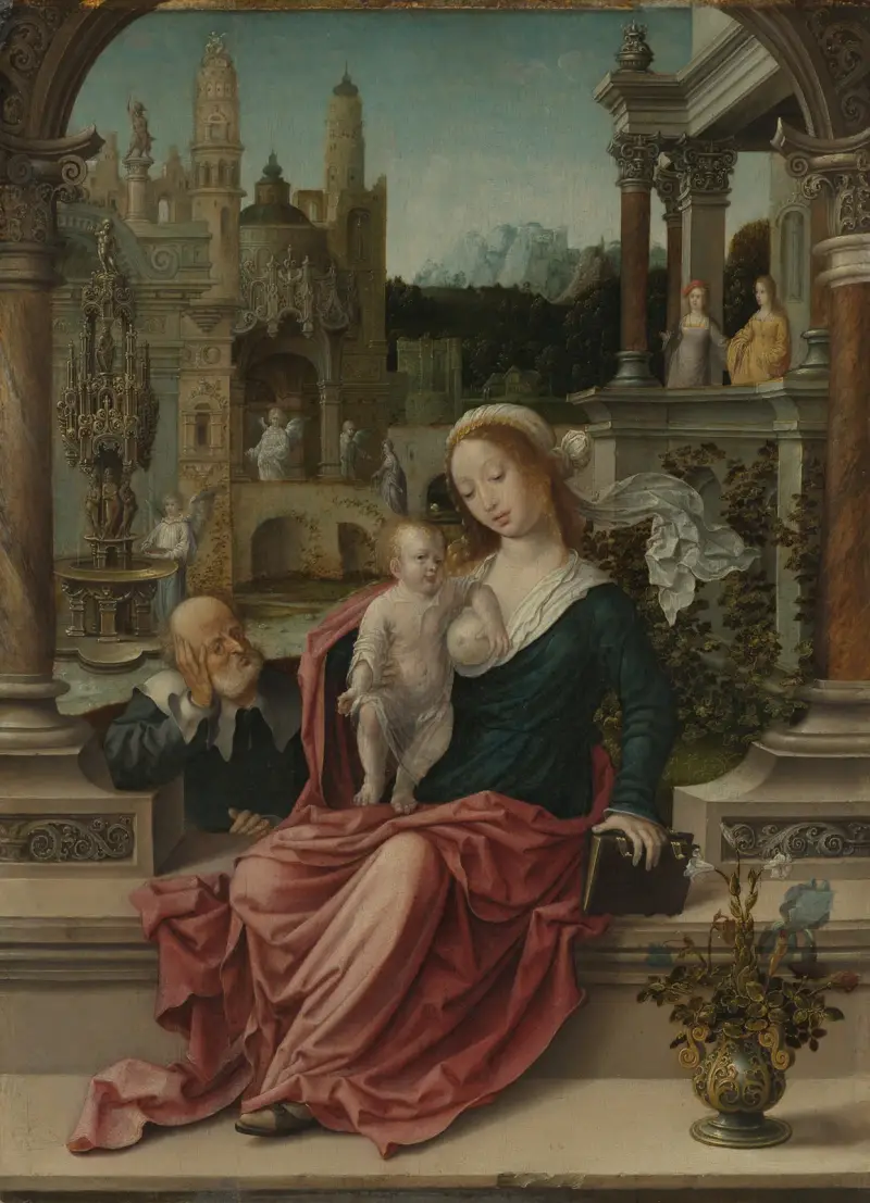 The Holy Family, 1507 av Jan Gossaert