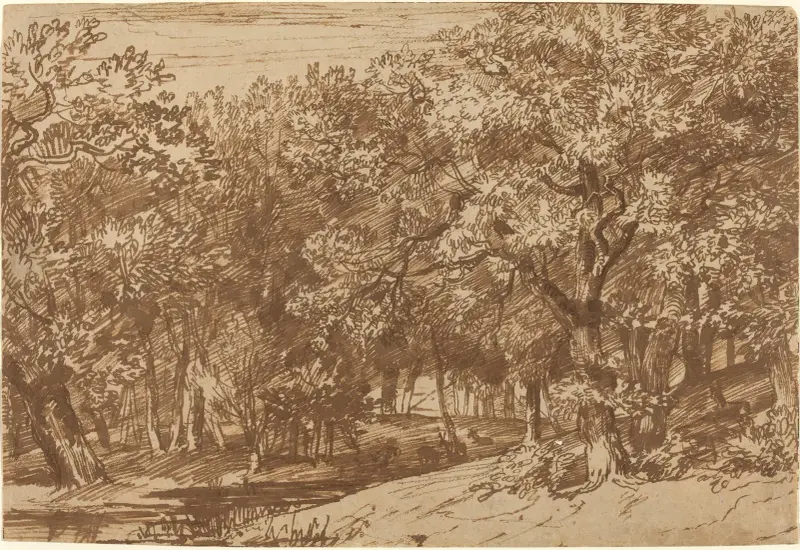 Park z jeleniami, Jan Lievens