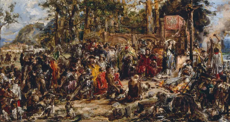 Chrzest Litwy, Jan Matejko