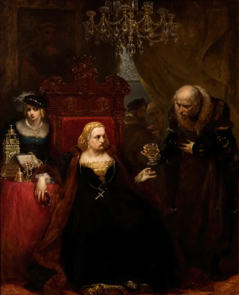 Otrucie królowej Bony, Jan Matejko
