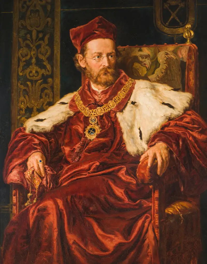 Porträtt av Józef Szujski av Jan Matejko