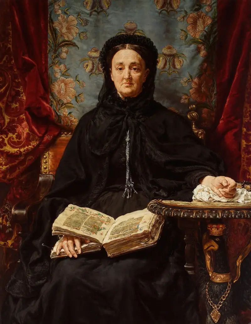 Porträtt av Katarzyna Potocka, född Branicka (1825–1907), hustru till Adam av Jan Matejko