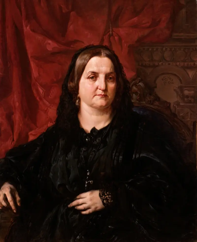 Porträtt av Paulina Giebułtowska av Jan Matejko