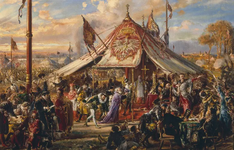 Die Macht des Commonwealth auf ihrem Höhepunkt von Jan Matejko