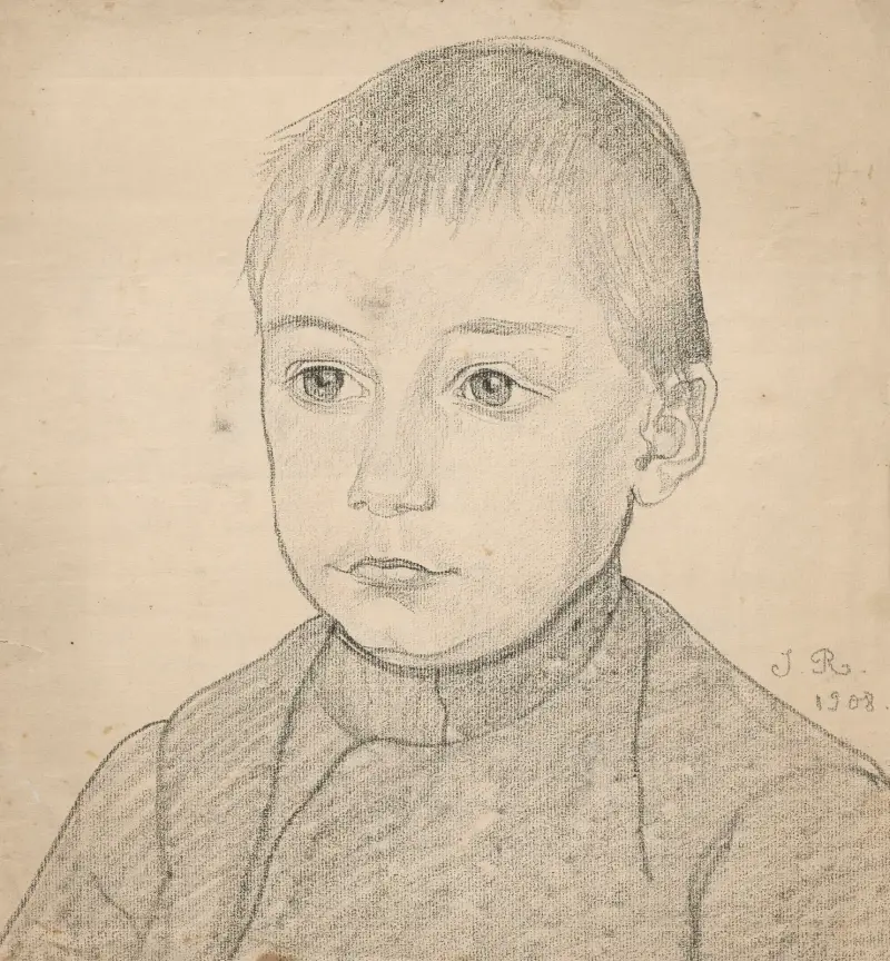 Büste eines Kindes von Jan Rembowski
