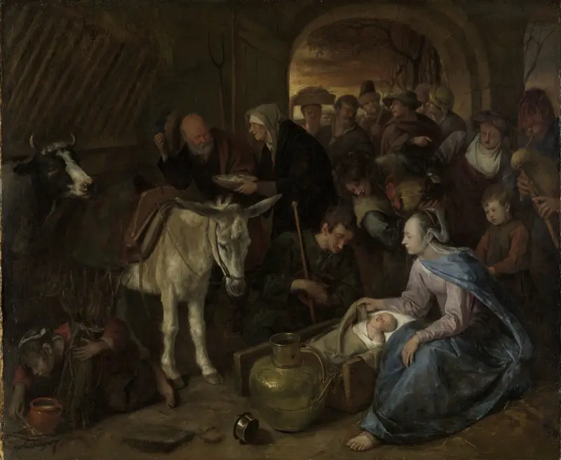 Herdarnas tillbedjan av Jan Steen