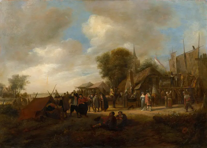 Village Fair av Jan Steen