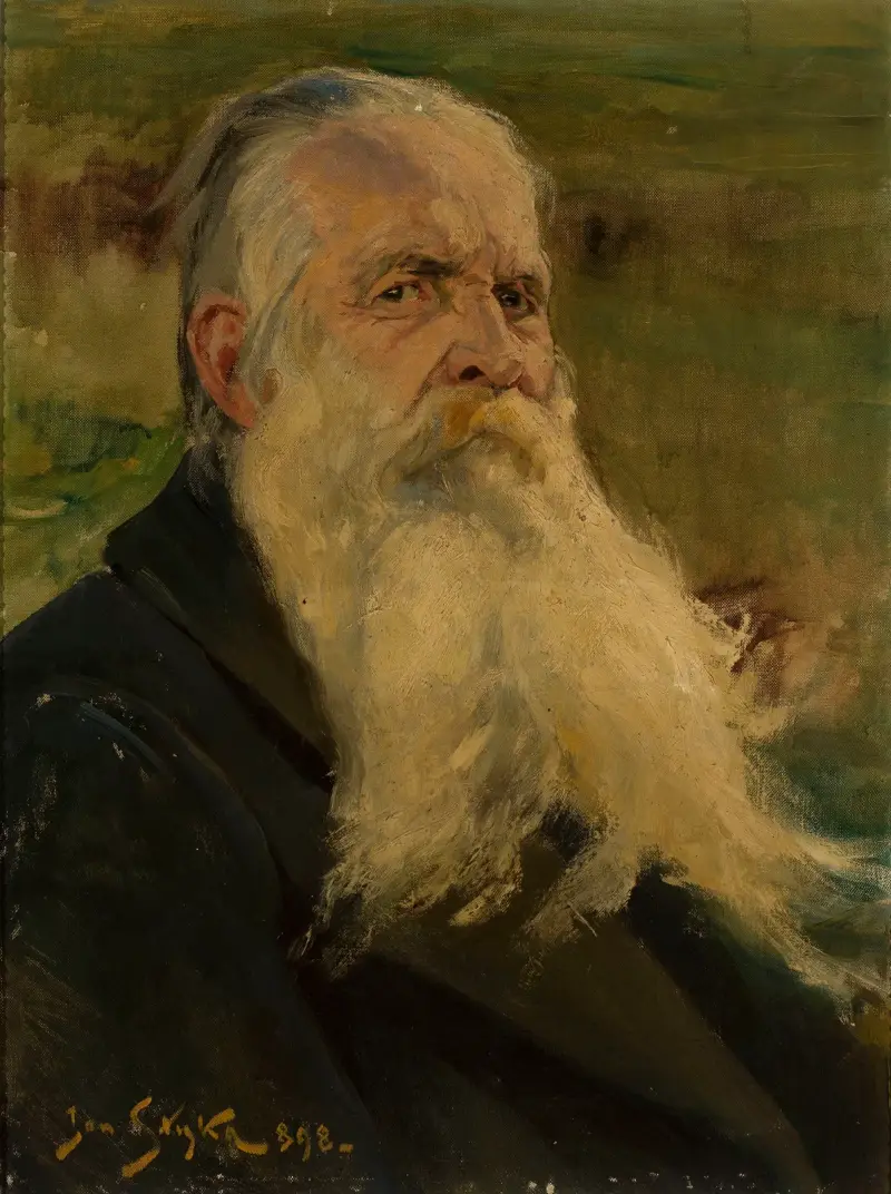 Porträt von Karol Brzozowski, Dichter von Jan Styka