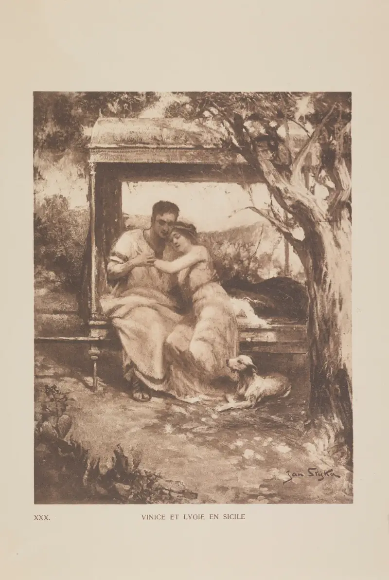 Vinice und Lygie auf Sizilien von Jan Styka