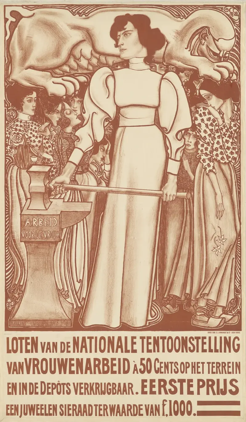 Arbeit für die Frau von Jan Toorop