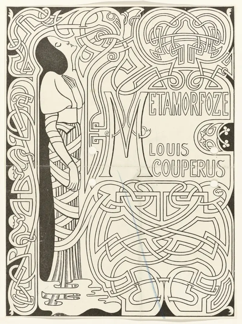 Boekband Metamorfoze av Jan Toorop