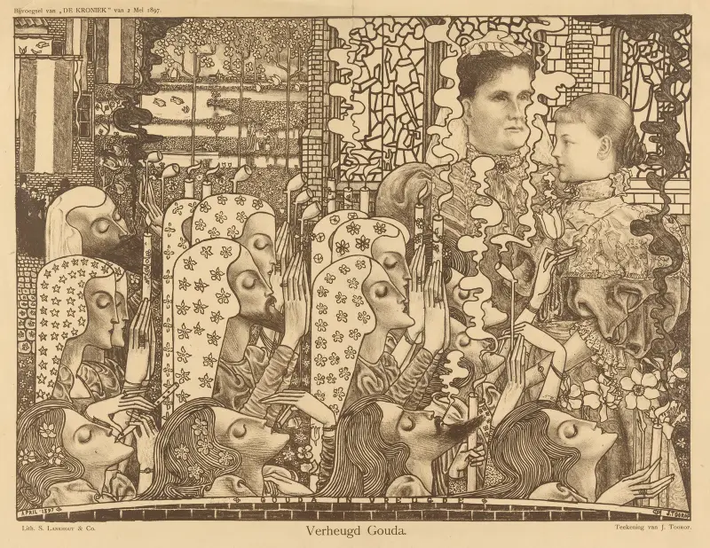 Verheugd Gouda av Jan Toorop
