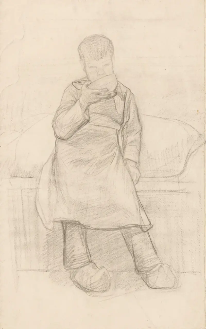 Pijící chlapec, Jan Veth