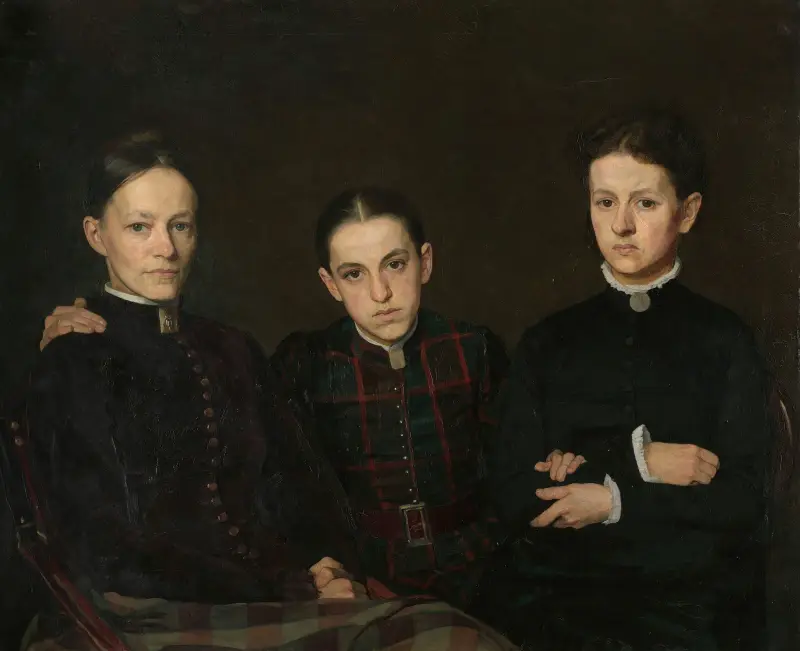 Portret Cornelii, Clary i Johanny Veth, Jan Veth
