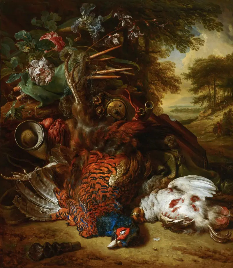 Hunting Still Life av Jan Weenix
