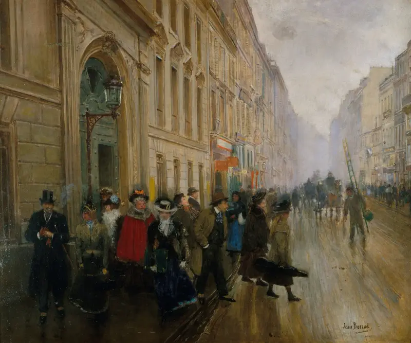 Wyjście z konserwatorium muzycznego, Jean Béraud