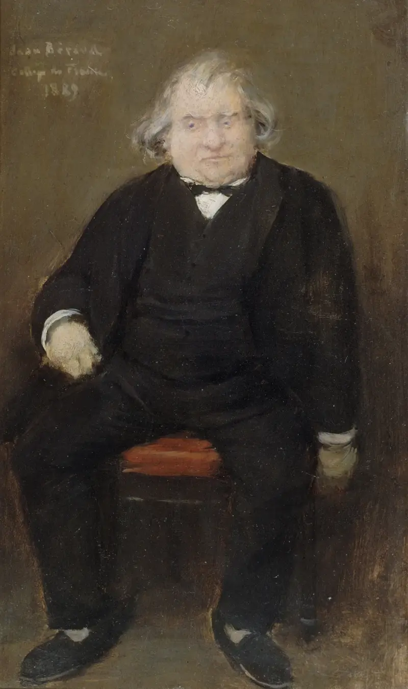Portrait d’Ernest Renan (1823-1892), philosophe av Jean Béraud