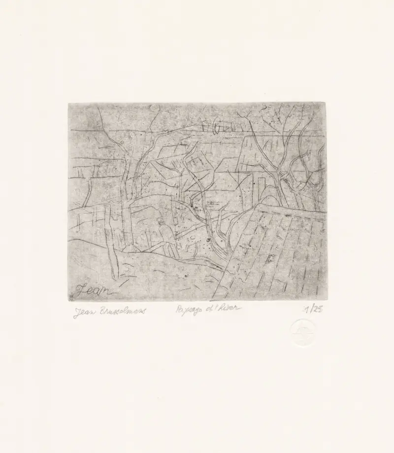 Winterlandschaft von Jean Brusselmans