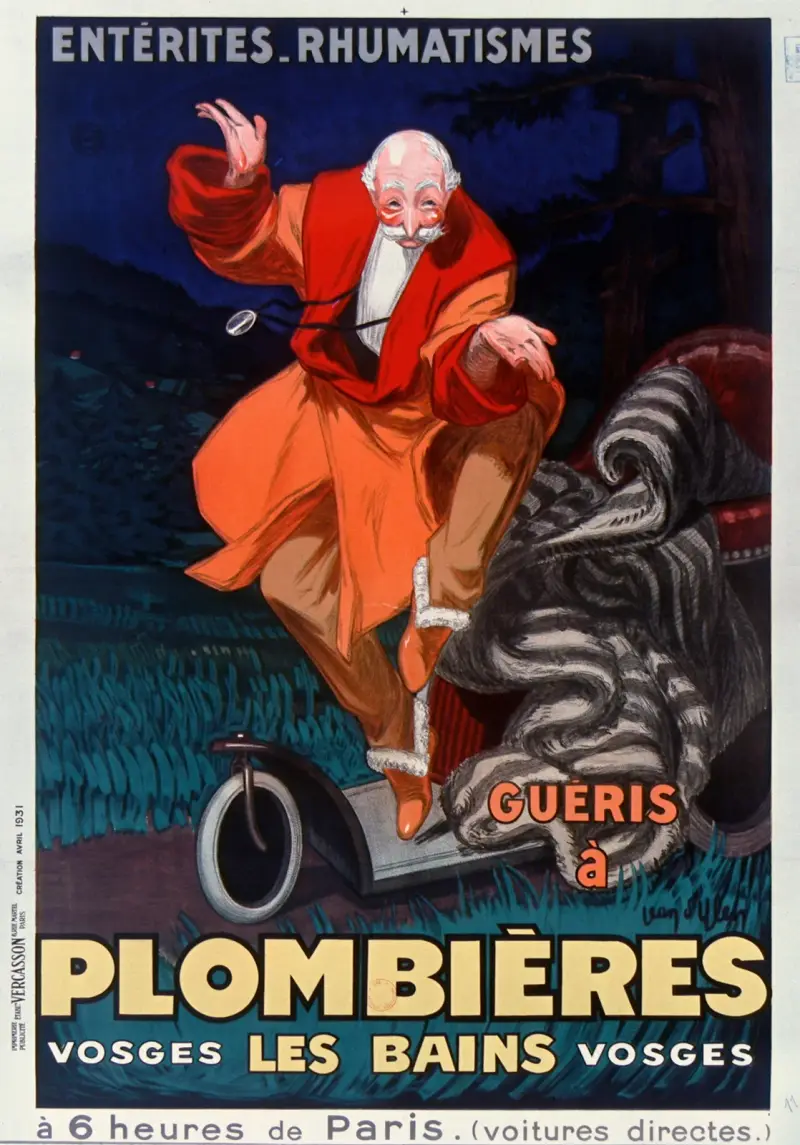 Entérites rhumatismes guéris à Plombières les Bains, Vosges von Jean d'Ylen