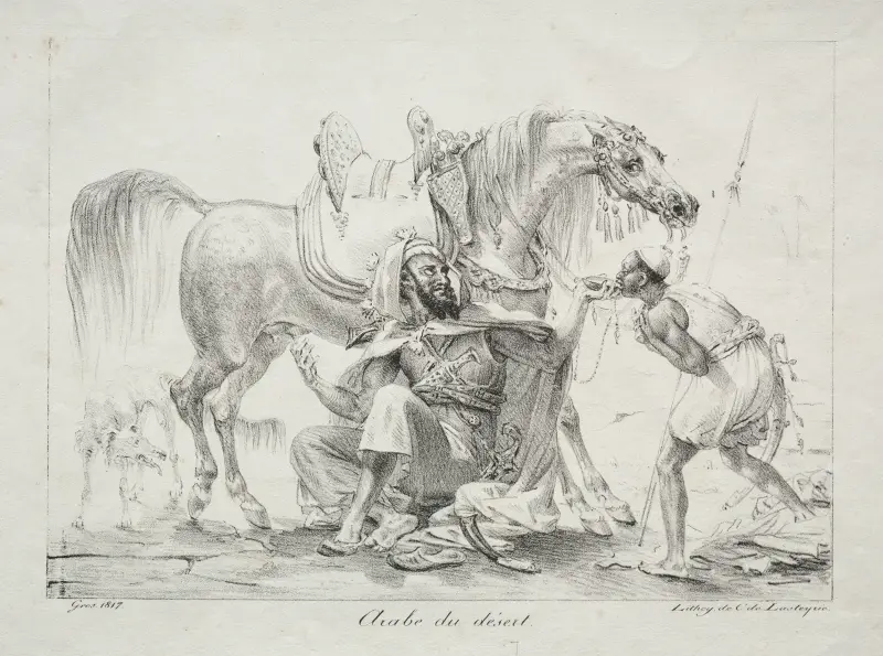 Ökenarab av Antoine-Jean Gros