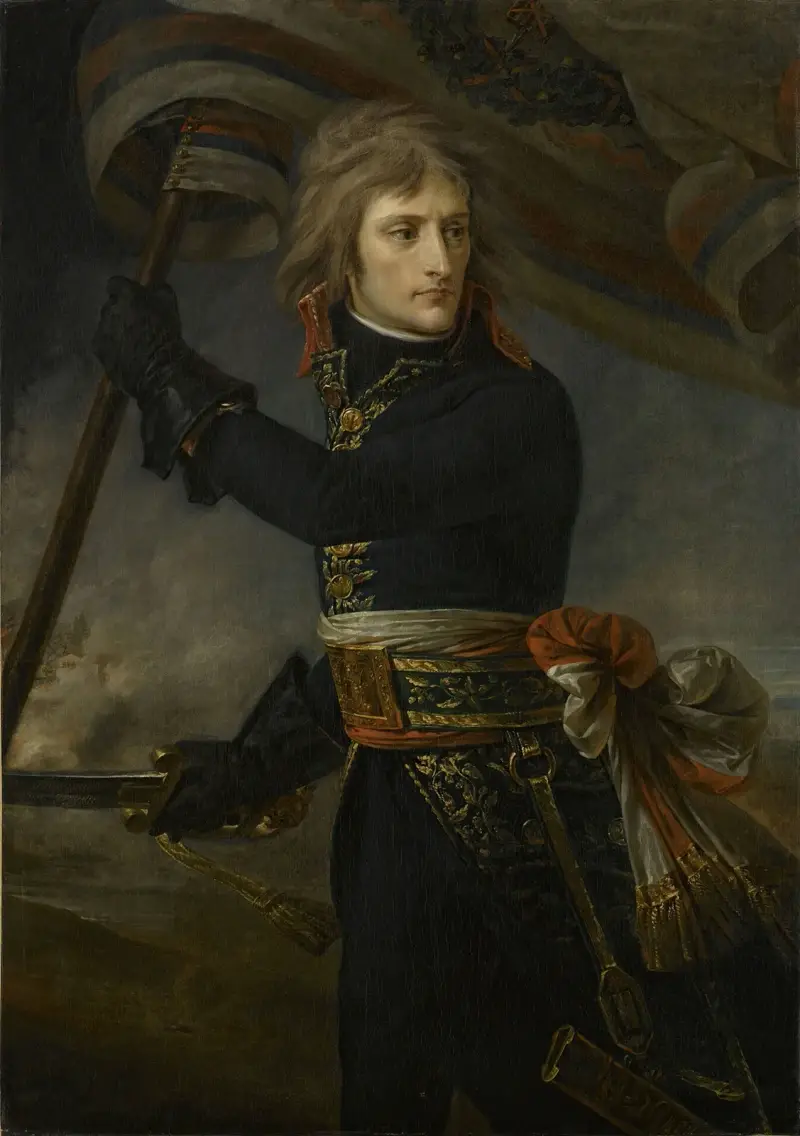 Bonaparte at the Bridge of Arcole av Antoine-Jean Gros