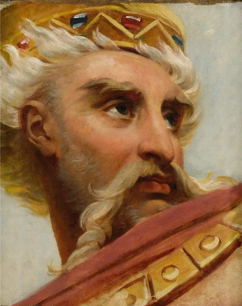 Karl den stores huvud av Antoine-Jean Gros