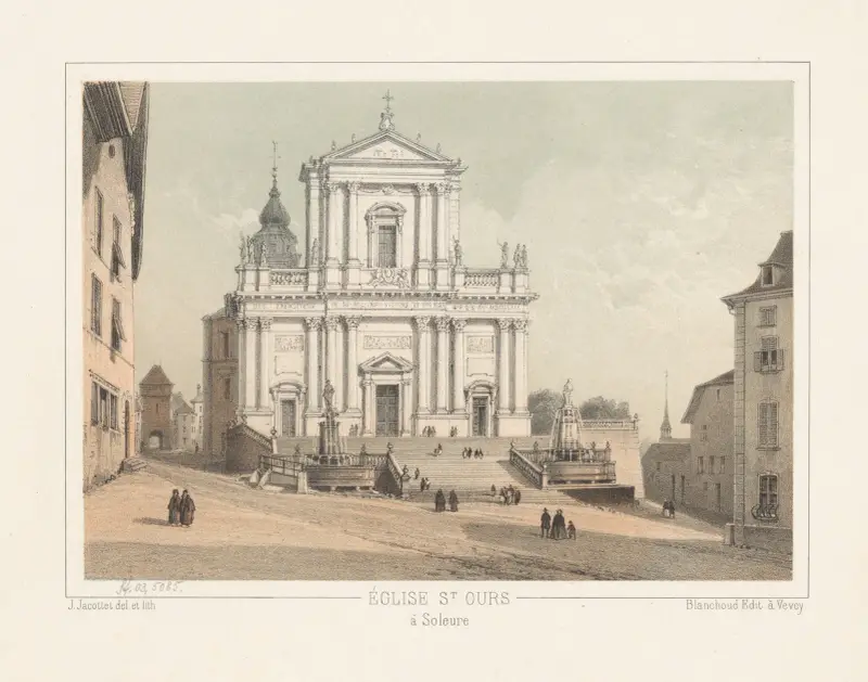 Église St Ours à Soleure av Jean Jacottet