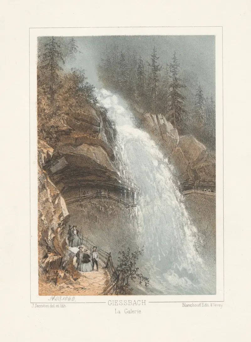 Giessbach La Galerie von Jean Jacottet
