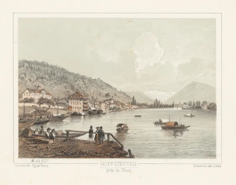 Hoffsteitten bei Thun von Jean Jacottet