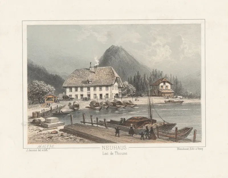 Neuhaus. Lac de Thoune av Jean Jacottet