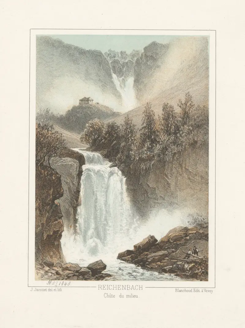 Reichenbach Chûte du milieu, Jean Jacottet