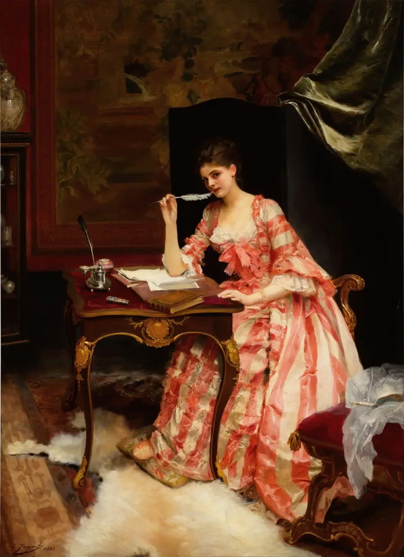 Milostný dopis, Gustave Jean Jacquet