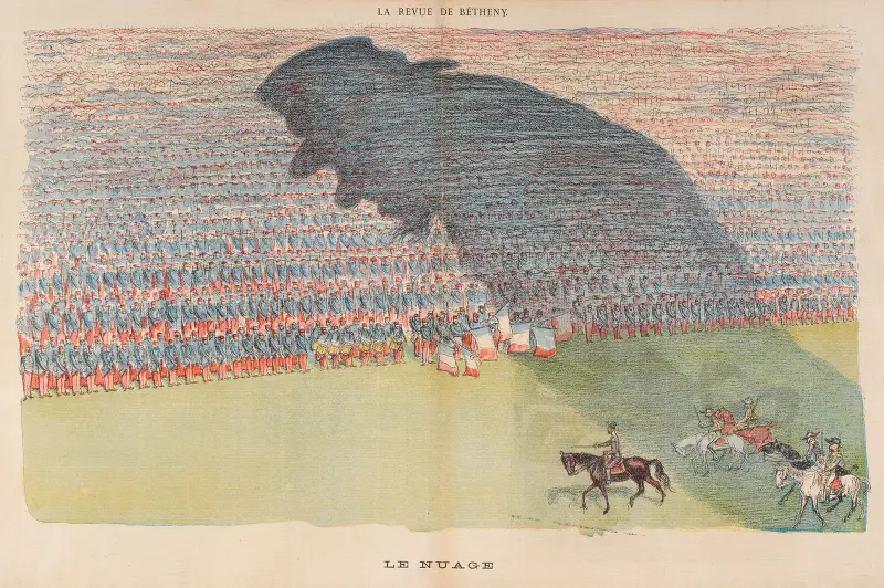 La revue de Bétheny av Jean Veber
