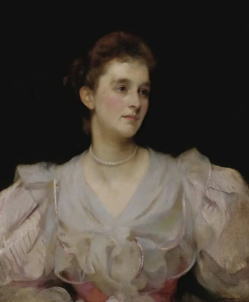 Porträtt av en dam – nr 1 av James Jebusa Shannon