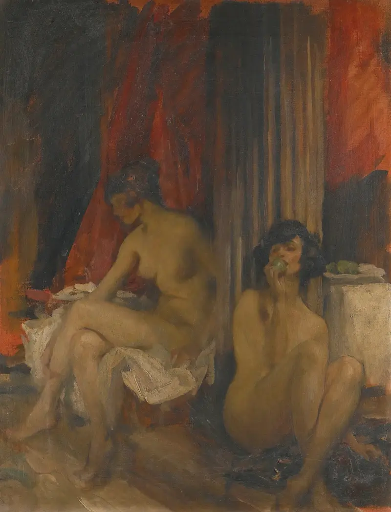 Der grüne Apfel von James Jebusa Shannon