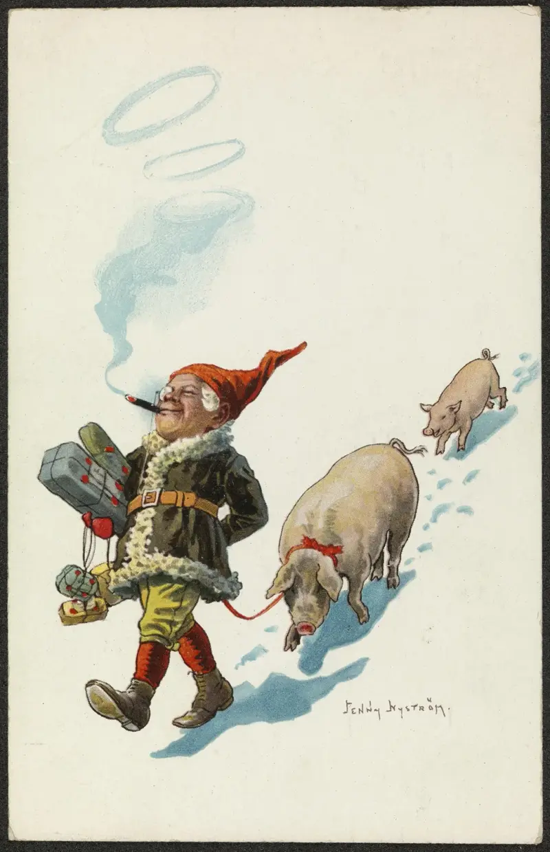 Christmas card, Jenny Nyström