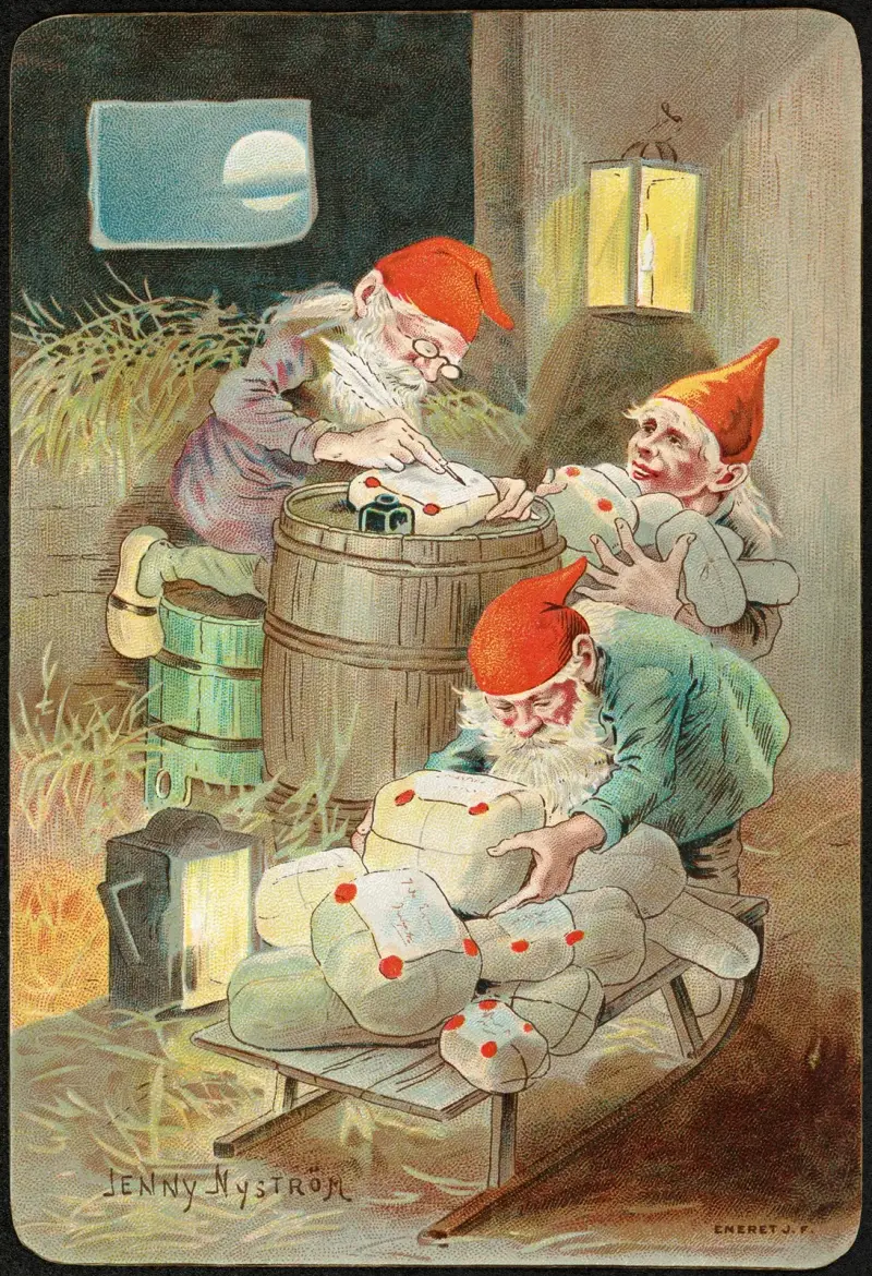 Christmas motif, Jenny Nyström
